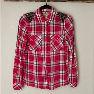 Guess checkered Top